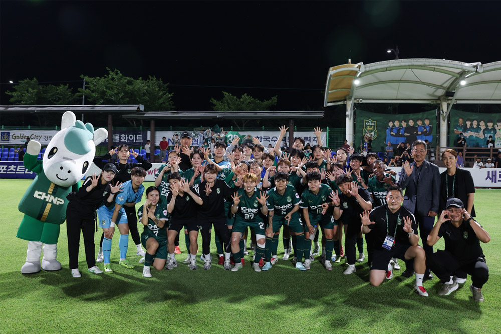 경주한수원WFC 3연승 질주, 인천현대제철은 짜릿한 역전승… 2025 WK리그 18R 마무리!